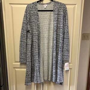 Women's pattern Open-Front Sweater